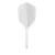 Fluturas si tija darts L-Style Bartflight 260 alb, fluturas L3 si tija medie