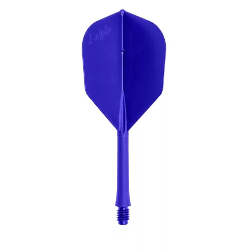 Fluturas si tija darts L-Style Bartflight 260 albastru, fluturas L3 tija medie