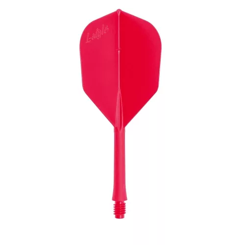 Fluturas si tija darts L-Style Bartflight 260 rosu, fluturas L3 tija medie