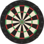Tinta darts Bullet Apex Black Edition sisal, calitate competitionala, sarma ascutita