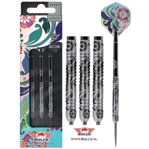 Set darts Bull's steel Flora Zina 80% wolfram, 23g