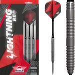 Set darts steel Bull's Lightnin Red 21g, 80% tungsten