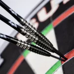 Set sageti darts Bull's Lightining Black, 21g 90% wolfram