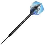 Set sageti darts Bull's Shark Pro Black 22g, 90% tungsten