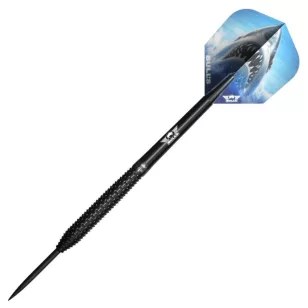   Set sageti darts Bull's Shark Pro Black 22g, 90% tungsten