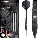 Set sageti darts steel Bull's Max Hopp Black 22g 80% wolfram