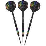 Set sageti darts steel Bull's Ricky Evans 23g, 95% wolfram