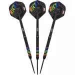 Set sageti darts steel Bull's Ricky Evans 24g, 95% wolfram