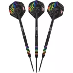 Set sageti darts steel Bull's Ricky Evans 25g, 95% wolfram