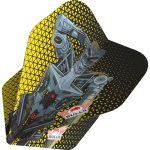 Set sageti darts steel Bull's Marvin van Velzen 24g, 95% wolfram