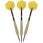 Set sageti darts steel Bull's Charge galben, 24g brass