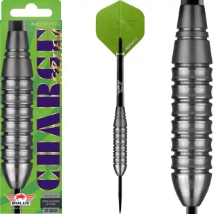 Set sageti darts steel Bull's Charge verde, 22g brass