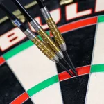 Set sageti darts steel Bull's CP Vintago Bomb, 22g 90% wolfram