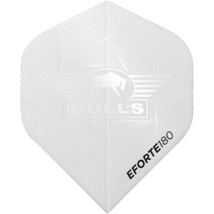 Fluturas darts Bull's Eforte 180, No2 alb extra gros