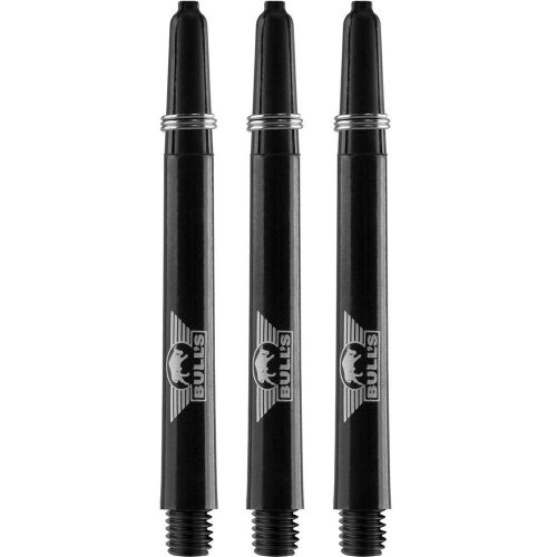 Tije Darts Bull's Nylon, plastic, Negru, lung, 48mm-es