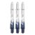Tije Darts Bull's X-Ray, plastic, Negru/transparent scurt, 34mm-es