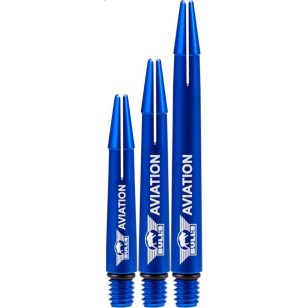 Tija darts Bull's Aviation, aluminiu, albastru,intermediate, 37mm