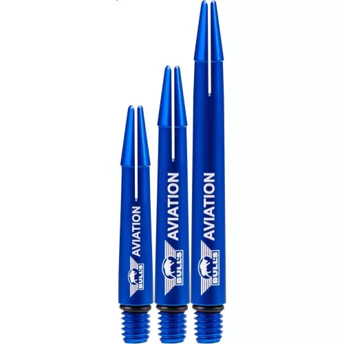 Tija darts Bull's Aviation, aluminiu, albastru,intermediate, 37mm