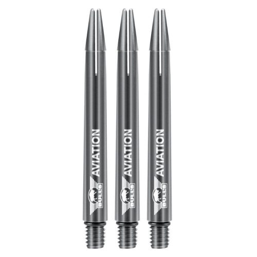 Tija darts medie Bull's Aviation aluminiu, gri lunga