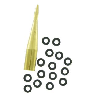 Inele din cauciuc pentru darts cu dispozitiv de montare Bull's O'Rings, set de 15 bucati