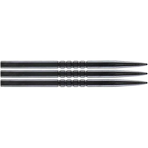Varf Darts din otel Bull's NL Ringed grip, Negru 45mm