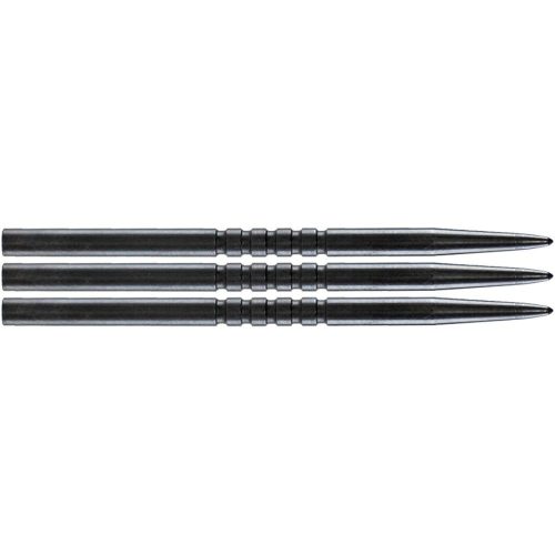 Varf Darts din otel Bull's NL Ringed grip, Negru 45mm