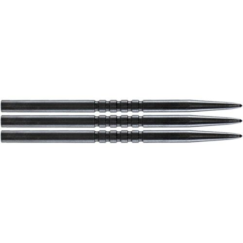 Varf Darts din otel Bull's NL Ringed grip, Negru 45mm