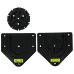 Suport tinta Darts Bull's NL, Negru plastic, cu nivela