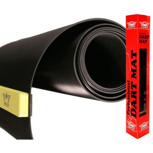 Covor darts cauciuc Bulls Rubber Oche 300×90cm, negru