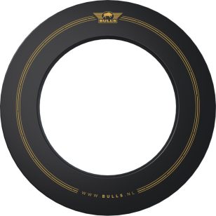 Protectie de perete Bull's pentru tinta de darts, Advantage negru-auriu