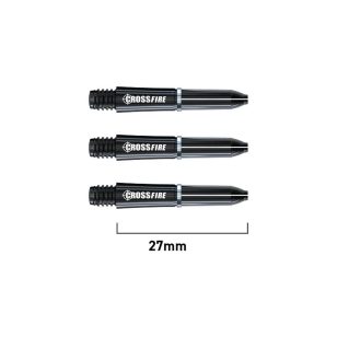 Tija darts extra scurta Red Dragon Crossfire, fibra de carbon, 27 mm