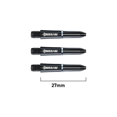 Tija darts extra scurta Red Dragon Crossfire, fibra de carbon, 27 mm
