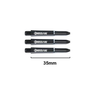 Tija darts scurta Red Dragon Crossfire, din fibra de carbon, 35 mm