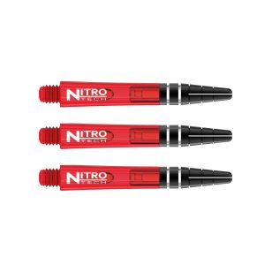 Tija darts Reddragon Nitrotech plastic rosu, scurt, 36mm