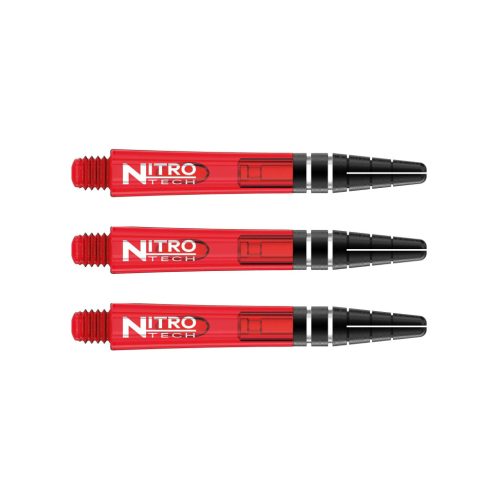 Tija darts Reddragon Nitrotech plastic rosu, scurt, 36mm