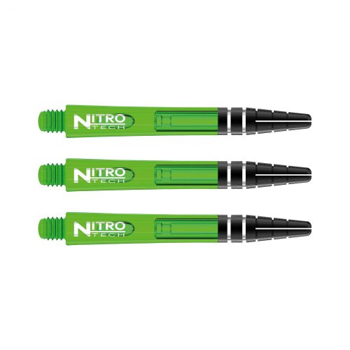 Tija darts Reddragon Nitrotech plastic verde, mediu, 42mm