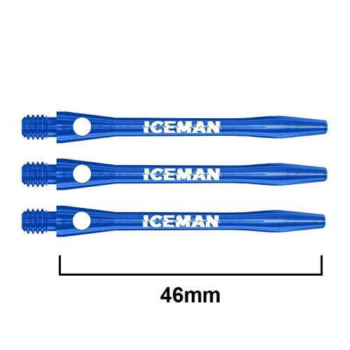 Tije Darts Reddragon Iceman aluminium albastru, lungi, 46mm