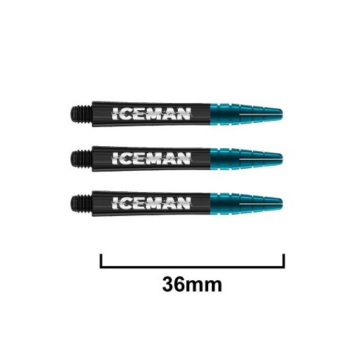 Tije Darts Reddragon Gerwyn Price Nitro Ionic plastic negru , scurte, 36mm