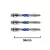 Tija darts Gerwy Price "Iceman" V-Groove Aluminium Short, argintiu 36mm