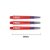Tija darts medie Red Dragon Nitro Ionic plastic cu varf metalic, rosu 39mm
