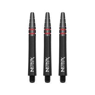 Tija Darts Red Dragon Nitro Xfire plastic, top metalic, negru, lung 42mm