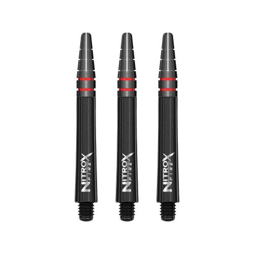Tija Darts Red Dragon Nitro Xfire plastic, top metalic, negru, lung 42mm