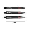 Tija Darts Red Dragon Nitro Xfire plastic, top metalic, negru, lung 42mm