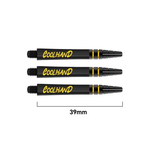 Tija darts medie Red Dragon Nitrotech Luke Humphries Coolhand, negru-auriu, 39mm