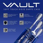 Husa darts Harrows Vault, negru-rosu