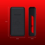 Husa darts Harrows Vault, negru-rosu