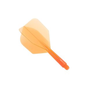 Fluturas si tija intr-o bucata Condor Zero Stress portocaliu transparent, fluturas mic, tija scurta