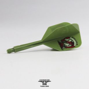 Fluturas si tija intr-o bucata Condor Axe verde maslin, Get Luck, fluturas small, tija lunga