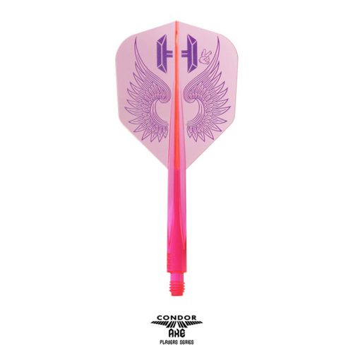 Fluturasi si tije Condor AXE Flap Wings roz neon fluturas mic si tije medii