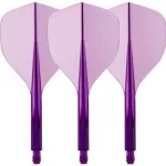 Fluturas si tija darts Condor AXE 120 transparent mov, fluturas Small si tija medie